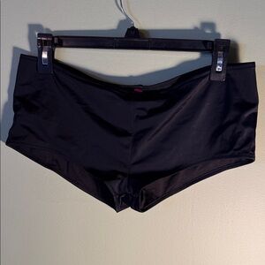 Victorias Secret Black Swim Bottoms L